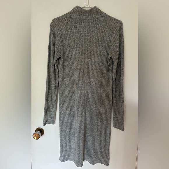 Grey mock-neck Wilfred dress - Picture 2 of 3